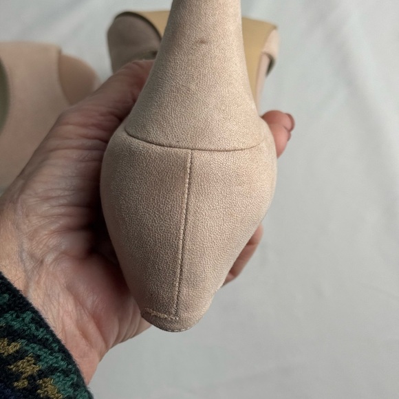 Anne Klein Akhenrika Blush Peep Toe Heels Size 8 - Picture 11 of 16